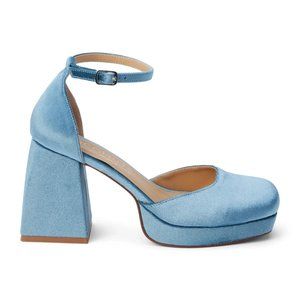 Matisse Footwear Misha Platform Heel Slate Blue Size 10